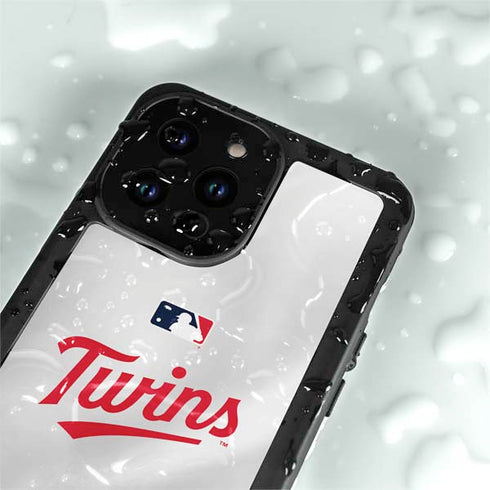 MLB Minnesota Twins Home Jersey iPhone 15 Pro Waterproof Case